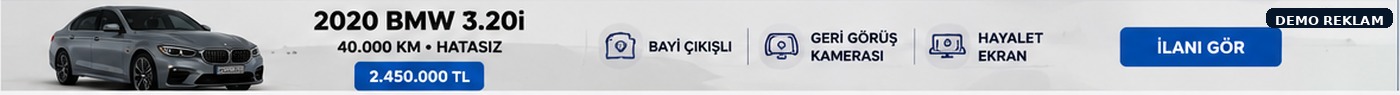 [DEMO] Header Üstü Demo İlan